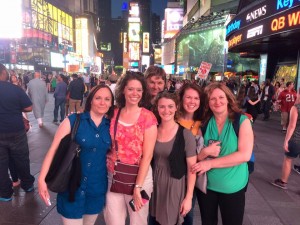 Times Square a kollégákkal